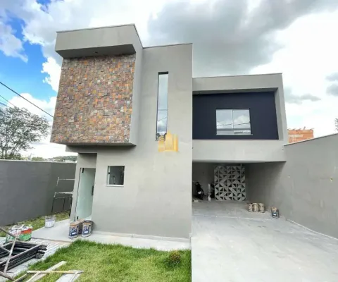 Casa à venda guarujá mansões, betim: 3 quartos, suíte com closet, área gourmet e habite-se!