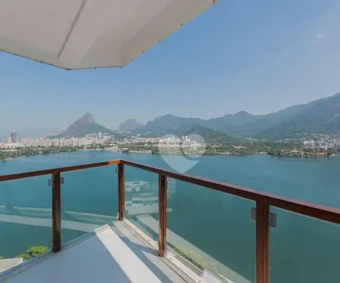 Cobertura com 3 dormitórios à venda, 315 m² por r$ 7.500.000,00 - lagoa - rio de janeiro/rj