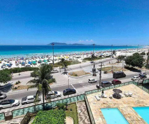 Apartamento com 3 quartos 1 vaga, 93 m² na praia do forte, cabo frio/rj