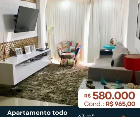 Apartamento com 3 quartos (suítes) e 3 vagas à venda no meireles