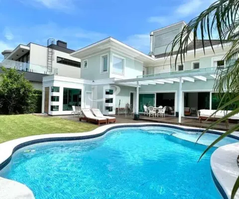 Casa em jurerê internacional, 573 m2, 6 suítes, 4 vagas, para venda, florianópolis - sc.