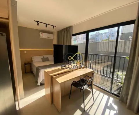 Studio com 1 dormitório para alugar, 29 m² por r$ 4.000,00/mês - jardim sao paulo(zona norte) - são paulo/sp