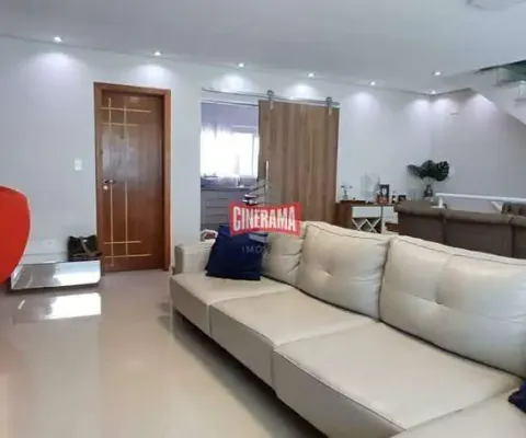 Sobrado para aluguel, 3 quartos, 3 suítes, 8 vagas, vila assunção - santo andré/sp