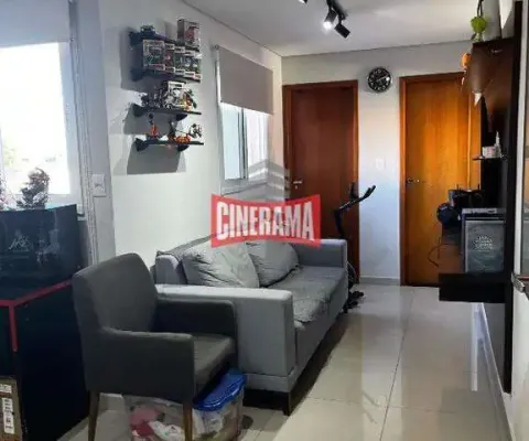 Cobertura à venda, 1 quarto, 1 vaga, vila palmares - santo andré/sp