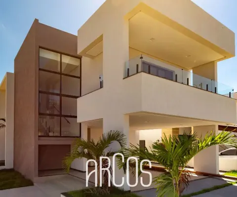 Casa de alto padrão com 4 suítes no condomínio costa marina, aruana, aracaju