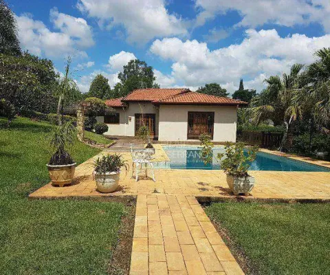 Chácara com 4 dormitórios à venda, 5000 m² por r$ 3.500.000 - recanto das flores - indaiatuba/sp