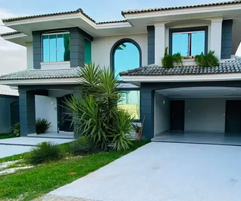 Casa sobrado - condomínio residencial sunset park - pq. residencial aquárius - 6 dorm. 480m²