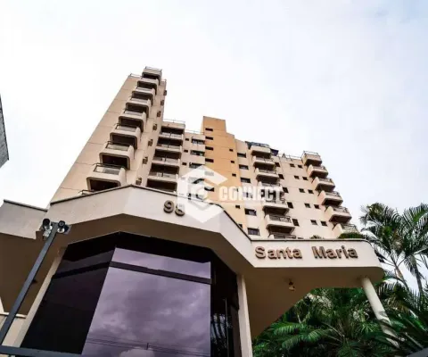 Apartamento com 3 dormitórios à venda, 109 m² por r$ 530.000 - edifício santa maria - sorocaba/sp