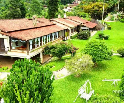 Casa à venda, 1500 m² por r$ 3.200.000,00 - cascata dos amores - teresópolis/rj
