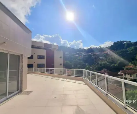 Cobertura à venda, 190 m² por r$ 1.000.000,00 - agriões - teresópolis/rj
