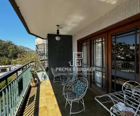 Apartamento à venda, 187 m² por r$ 890.000,00 - várzea - teresópolis/rj