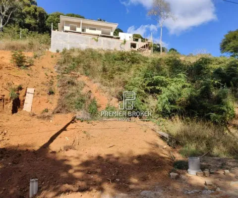 Terreno à venda, 565 m² por r$ 300.000,00 - prata - teresópolis/rj