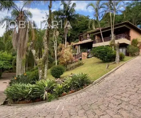 Casa residencial com 8 quartos  à venda, 523.30 m2 por r$7200000.00  - ponta das  canas - florianopolis/sc