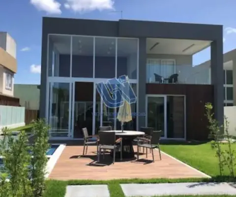 Casa em condominio porteira fechada com 6 suítes 277m2 em guarajuba
