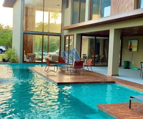 Casa duplex em condomínio 7 suítes sendo 1 suíte máster com 469m2 em praia do forte