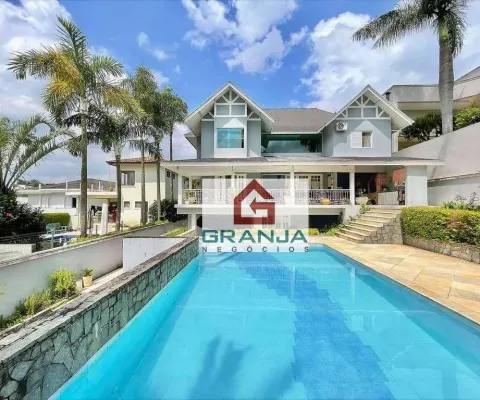 Casa com 4 dormitórios à venda, 632 m² por r$ 2.790.000,00 - granja viana - cotia/sp