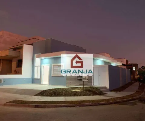 Linda e nova casa terrea c/ 3 dormitórios/01 suíte à venda por r$ 636.000 - horto florestal villagio - sorocaba/sp