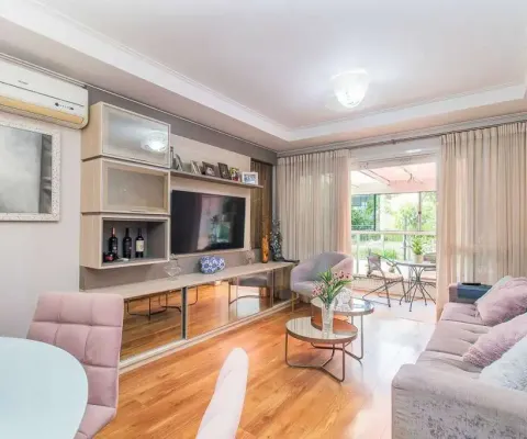 Apartamento garden com 107m² e 3 dormitórios, 1 suíte, 2 vagas