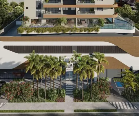 Lago areião - apartamento na planta, 2 suítes - setor pedro ludovico