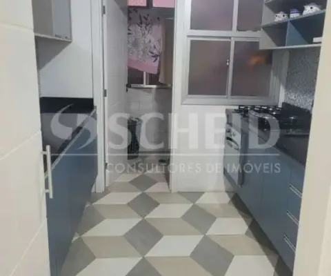 Apartamento de 2 dormitórios e 1 vaga de garagem coberta no jardim consórcio.
