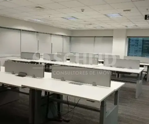 Sala comercial semi mobiliada de 246m2 na av faria lima - jardins
