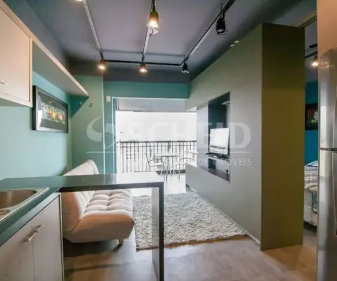 Apartamento para locação no centro / bela vista. mobiliado. novo, 1 dormitório, sala com varanda.
