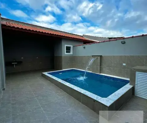 Casa à venda em balneário anchieta, mongaguá/sp: 3 dorms, 160m² r$ 489.000