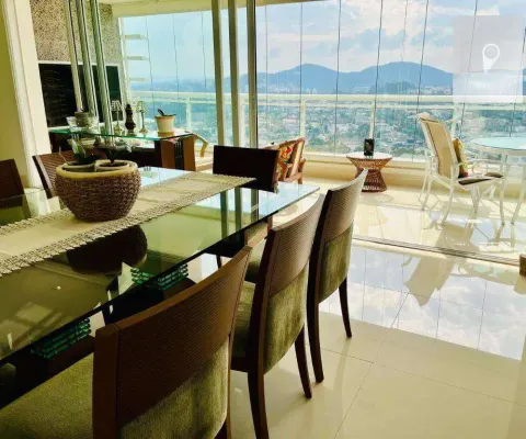 Apartamento mobiliado em alphaville c/ 196 mts, 3 suítes, 3 vagas, vista deslumbrante !