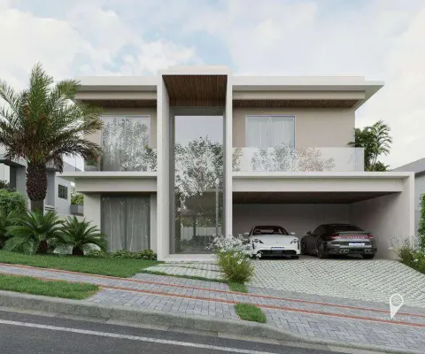 Casa nova em alphaville localizada em rua sem saída com 5 suítes, 505 m² - ithayê - santana de parnaíba/sp