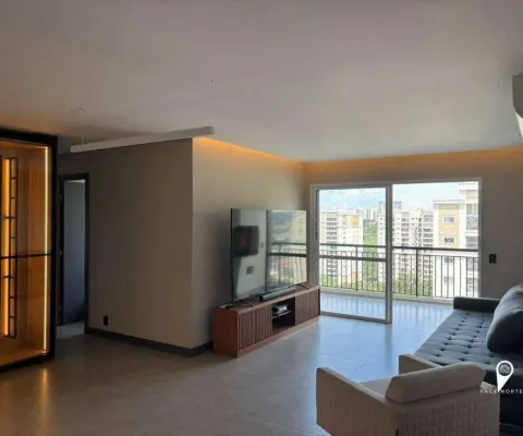 Apartamento com 3 dormitórios à venda, 110 m² por r$ 1.600.000 - alphaville - santana de parnaíba/sp