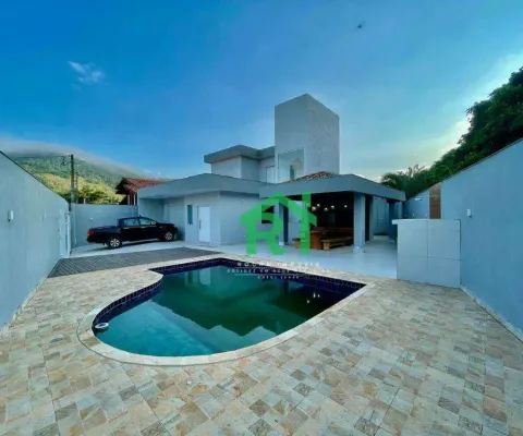 Casa reformada 3 dormitórios,(2 suítes) 4 vagas, piscina, espaço gourmet -jardim guaiuba - guarujá/sp