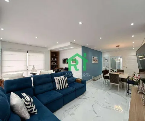 Apartamento reformado, 3 dormitórios (1 suíte), 2 vagas, pitangueiras, guarujá/sp
