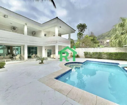 Casa com 5 dormitórios à venda, 600 m² por r$ 2.600.000,00 - balneário praia do pernambuco - guarujá/sp