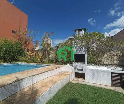 Cobertura com 4 dormitórios à venda, 240 m² por r$ 1.950.000,00 - enseada - guarujá/sp