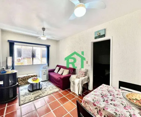 Apartamento com 2 dormitórios para alugar, 60 m² por r$ 3.084,00/mês - enseada - guarujá/sp