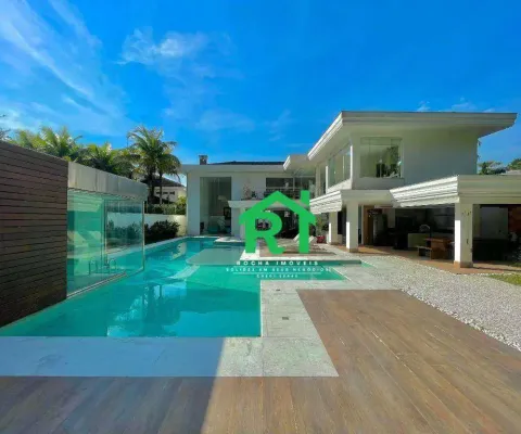 Casa com 6 suítes à venda em jardim acapulco, guarujá | rocha imóveis guarujá
