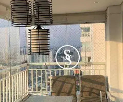 Apartamento com 3 dormitórios para alugar, 107 m² por r$ 8.200,00/mês - jardim luzitania - são bernardo do campo/sp