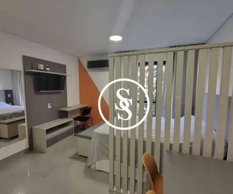 Loft com 1 dormitório para alugar, 27 m² por r$ 3.490/mês - jardim chácara inglesa - são bernardo do campo/sp