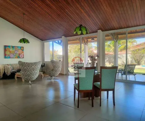 Casa com 3 dormitórios, 400 m² - venda por r$ 2.100.000,00 ou aluguel por r$ 7.702,50/mês - condomínio vale do sol - tremembé/sp