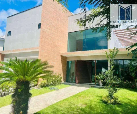 Casa com 4 dormitórios à venda, 400 m² por r$ 3.600.000,00 - condomínio alphaville fortaleza residencial - eusébio/ce