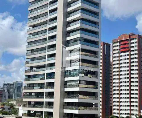 Apartamento no abelardo pompeu com 4 dormitórios à venda, 210 m² por r$ 3.200.000 - meireles - fortaleza/ce