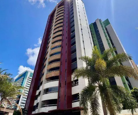 Apartamento com 3 dormitórios à venda, 130 m² por r$ 840.000,00 - meireles - fortaleza/ce