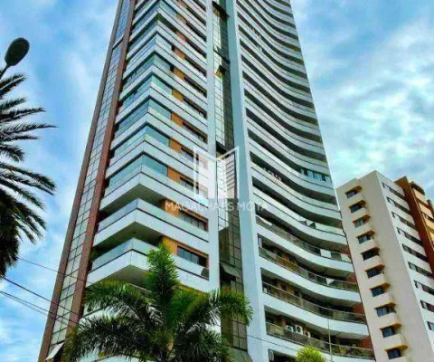 Apartamento com 4 dormitórios à venda, 300 m² por r$ 2.600.000,00 - meireles - fortaleza/ce