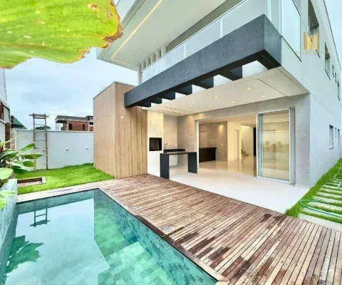 Casa com 4 dormitórios à venda, 219 m² por r$ 1.490.000 - cidade alpha - eusébio/ce