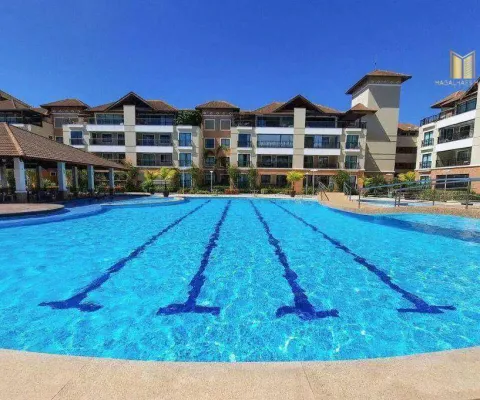 Cobertura duplex nascente no mediterranée com 4 dormitórios à venda, 176 m² por r$ 890.000 - porto das dunas - aquiraz/ce