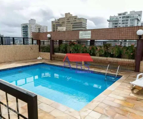 Apartamento com 1 dormitório à venda, 51 m² por r$ 530.000,00 - aparecida - santos/sp