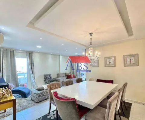 Apartamento com 3 dormitórios à venda, 123 m² por r$ 800.000,00 - vila guilhermina - praia grande/sp