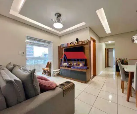 Apartamento com 3 dormitórios à venda, 119 m² por r$ 650.000,00 - aviação - praia grande/sp