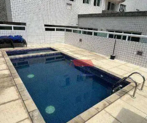 Apartamento com 2 dormitórios à venda, 60 m² por r$ 410.000,00 - canto do forte - praia grande/sp
