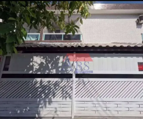Sobrado com 3 dormitórios à venda, 102 m² por r$ 860.000 - campo grande - santos/sp